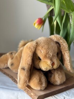 Carlton Cards Plush Light Brown Bunny Stuffed Animal